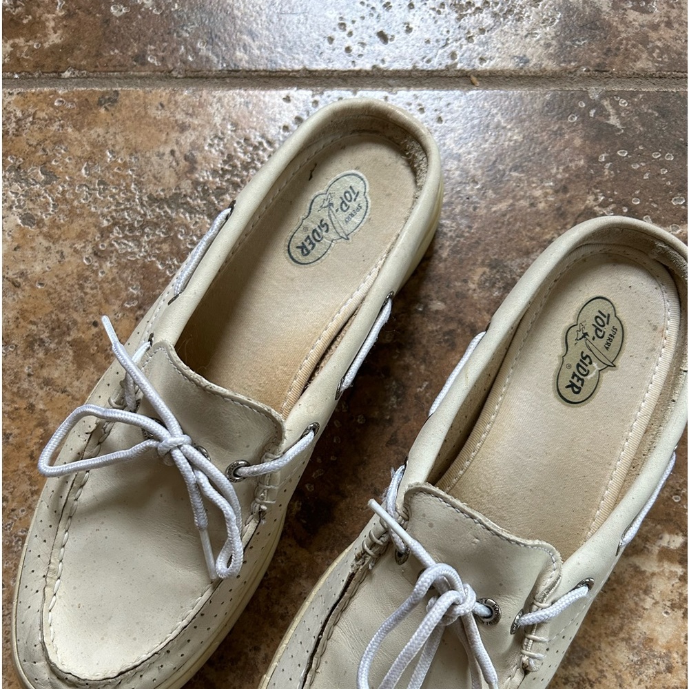 Vintage (1970’s) women’s leather Sperry Topsiders - size 10 M